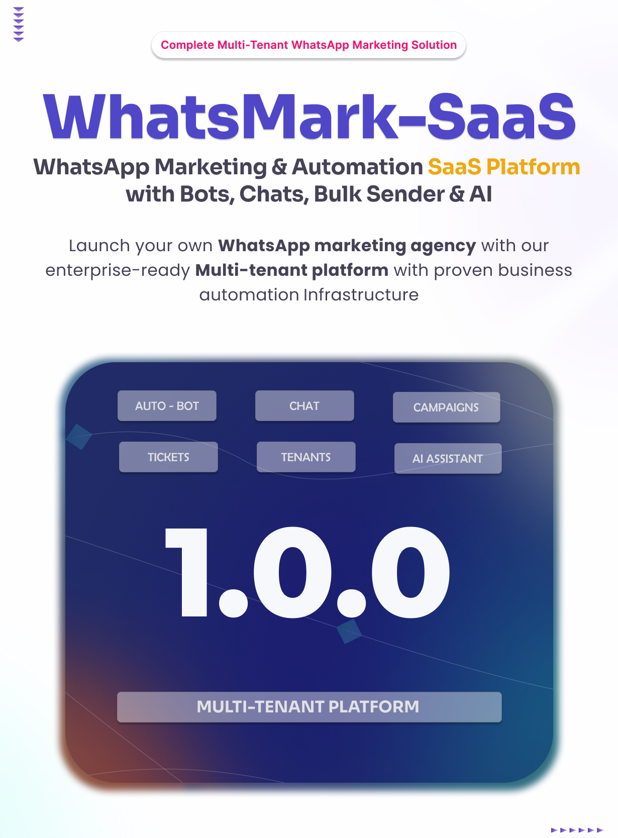 WhatsMark SaaS Introduction